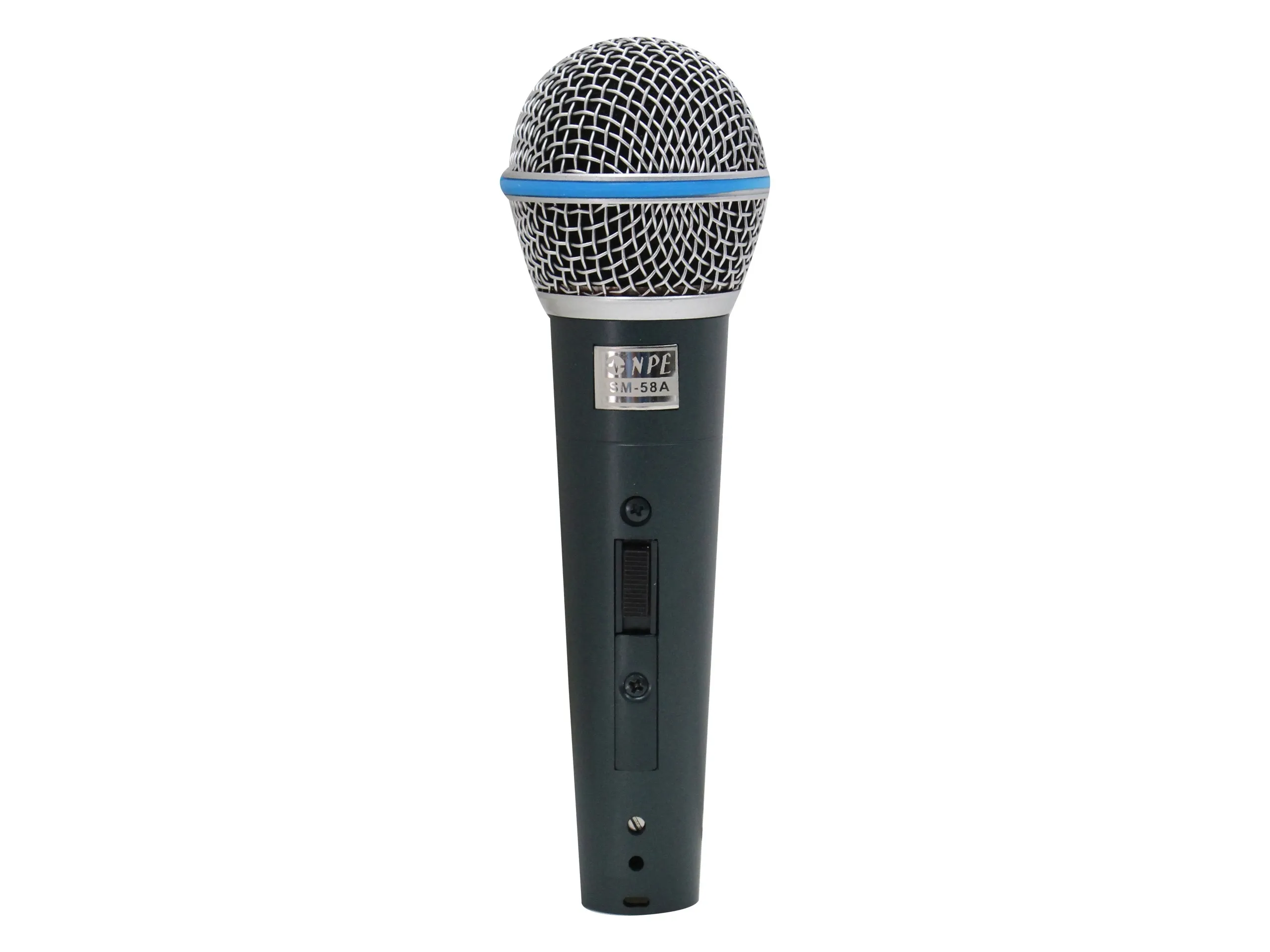 Npe Sm-58a(New) ไมโครโฟนไดนามิก พร้อมสาย 4.5 เมตร แบบ Uni-Directional Npe Sm-58a(New) ไมโครโฟนไดนามิก พร้อมสาย 4.5 เมตร แบบ Uni-Directional