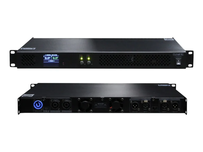 Mynpe Lx2300 ดิจิตอลเพาเวอร์แอมป์ Class D 2 แชนแนล ขนาด 1u 2x300w