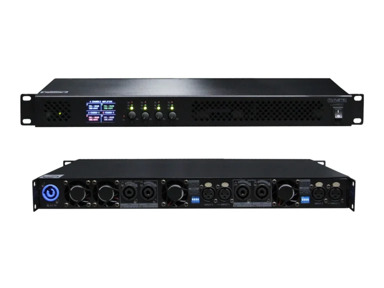 Mynpe Lx4800 ดิจิตอลเพาเวอร์แอมป์ Class D 2 แชนแนล ขนาด 1u 2x800w