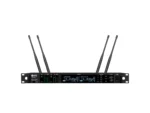 Npe Uw-999 ไมโครโฟนไร้สายถือคู่ Uhf True Diversity 4 เสาอากาศ