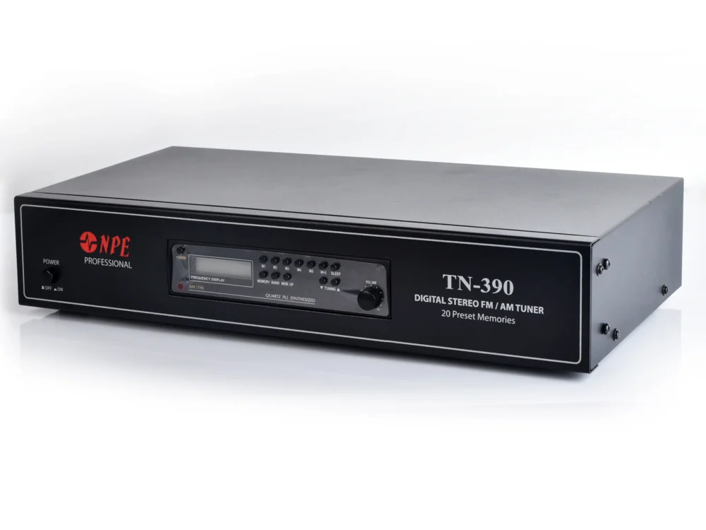 Npe Tn-390 เครื่องรับสัญญาณวิทยุ Am/fm แบบดิจิตอล พร้อมหน่วยความจำ 20 สถานี ติดตั้งแร็ค 2u Npe Tn-390 เครื่องรับสัญญาณวิทยุ Am/fm แบบดิจิตอล พร้อมหน่วยความจำ 20 สถานี ติดตั้งแร็ค 2u