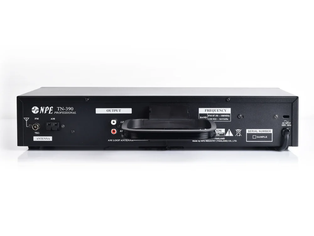 Npe Tn-390 เครื่องรับสัญญาณวิทยุ Am/fm แบบดิจิตอล พร้อมหน่วยความจำ 20 สถานี ติดตั้งแร็ค 2u Npe Tn-390 เครื่องรับสัญญาณวิทยุ Am/fm แบบดิจิตอล พร้อมหน่วยความจำ 20 สถานี ติดตั้งแร็ค 2u