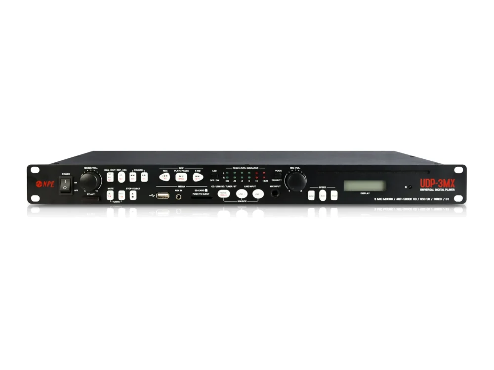 Npe Udp-3mx เครื่องเล่นสื่ออเนกประสงค์ Cd/mp3 Bluetooth Usb Sd พร้อมวิทยุ Fm/am
