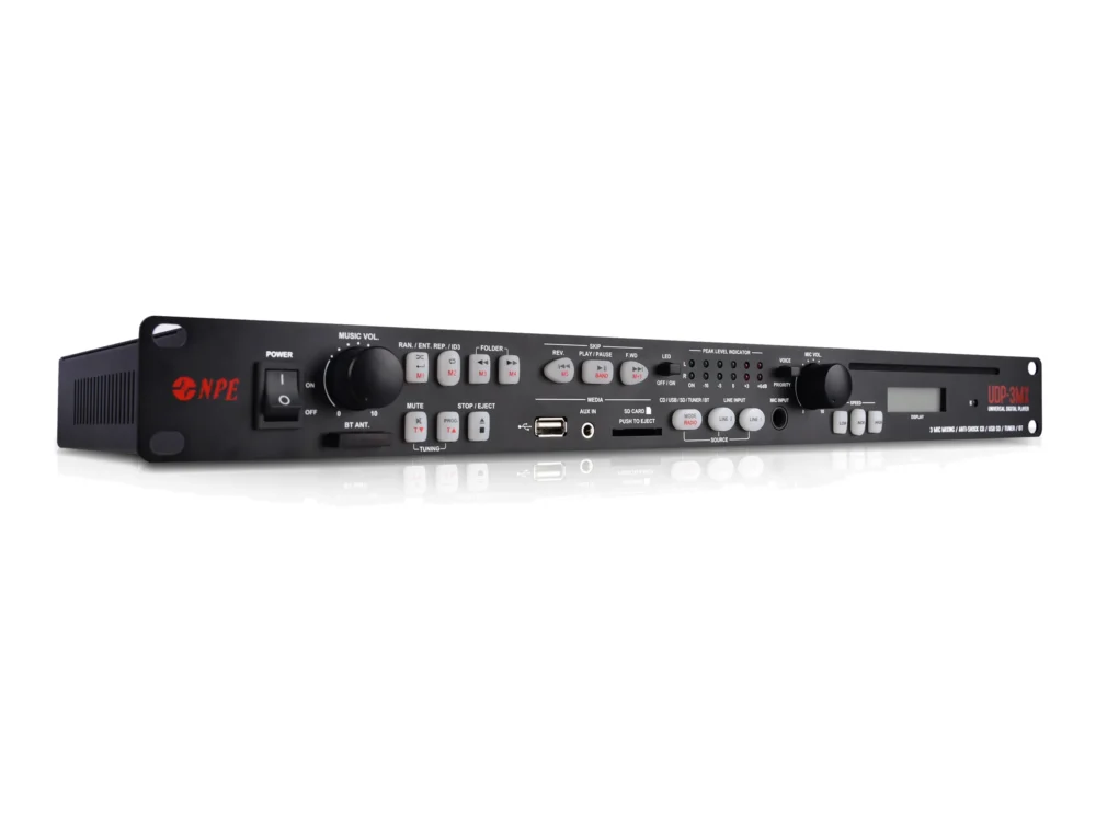 Npe Udp-3mx เครื่องเล่นสื่ออเนกประสงค์ Cd/mp3 Bluetooth Usb Sd พร้อมวิทยุ Fm/am