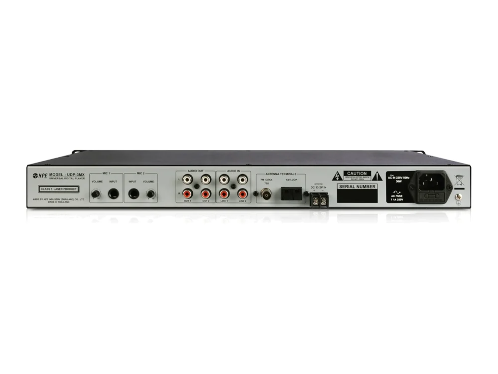 Npe Udp-3mx เครื่องเล่นสื่ออเนกประสงค์ Cd/mp3 Bluetooth Usb Sd พร้อมวิทยุ Fm/am
