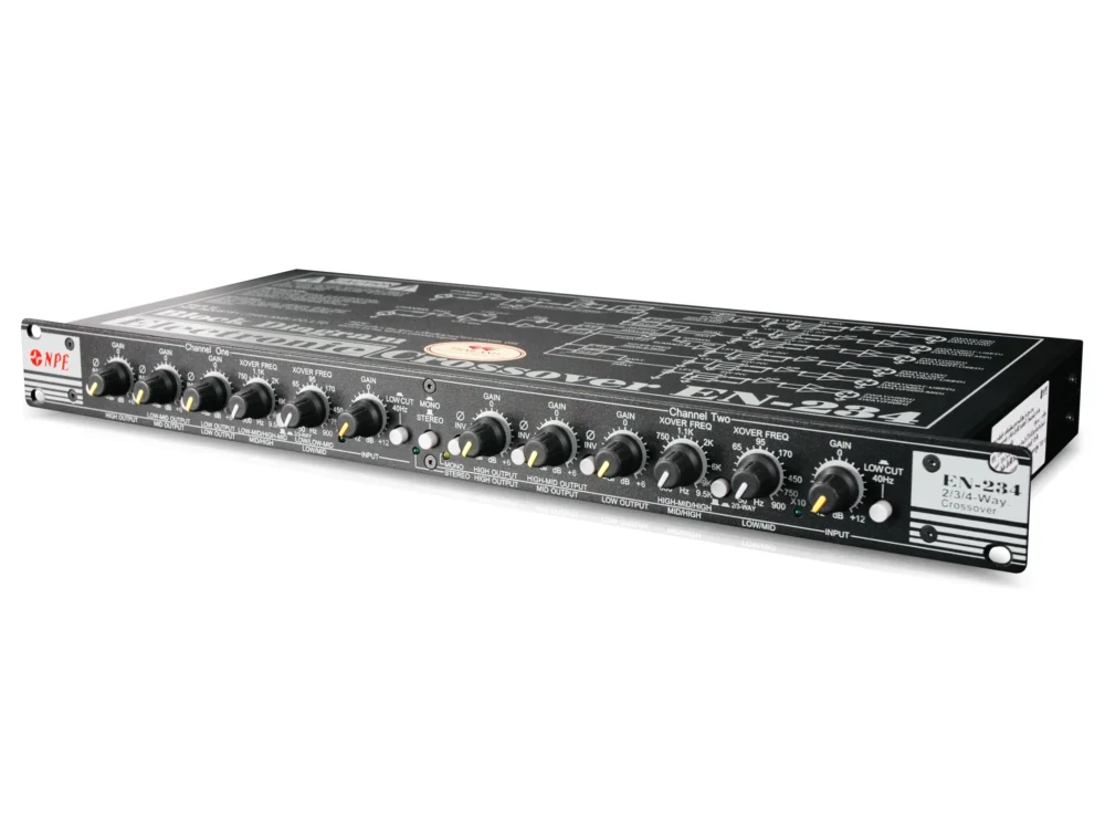 Npe En-234 ครอสโอเวอร์ 2/3 ทาง Stereo และ 4 ทาง Mono แบบ Analog Npe En-234 ครอสโอเวอร์ 2/3 ทาง Stereo และ 4 ทาง Mono แบบ Analog