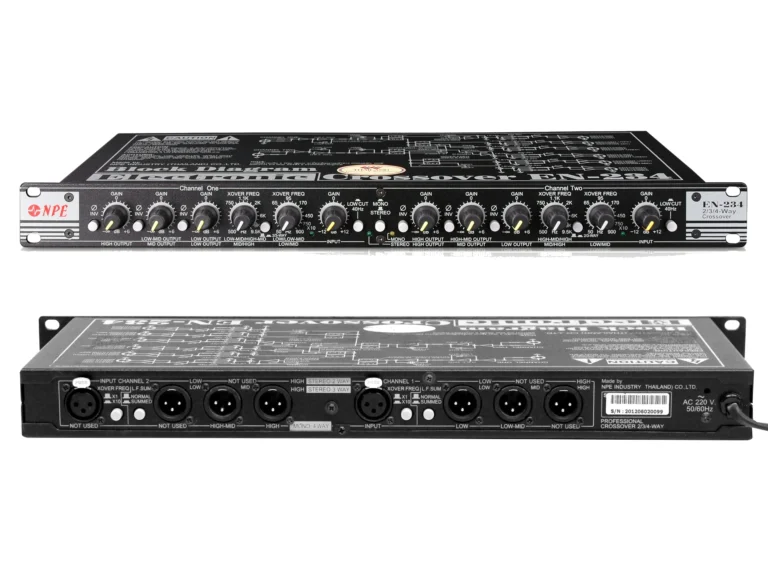 Npe En-234 ครอสโอเวอร์ 2/3 ทาง Stereo และ 4 ทาง Mono แบบ Analog