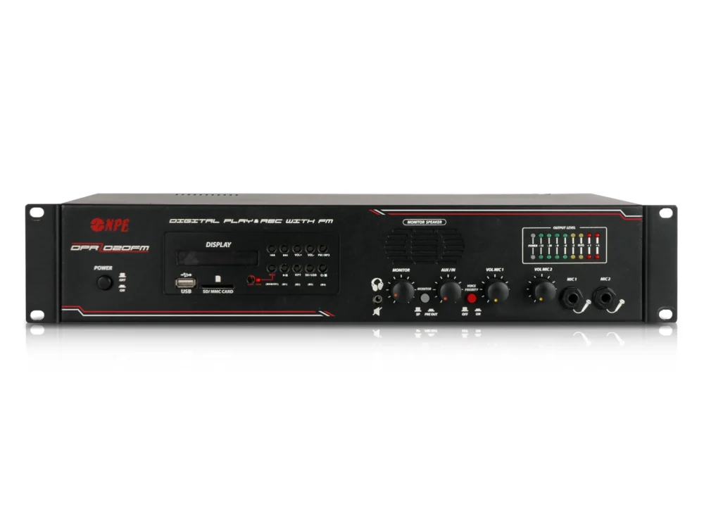Npe Dpr-020fm เครื่องเล่นและบันทึกเสียงดิจิตอล Mp3 พร้อมวิทยุ Fm รองรับ Usb และ Sd Card