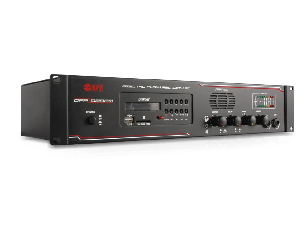 Npe Dpr-020fm เครื่องเล่นและบันทึกเสียงดิจิตอล Mp3 พร้อมวิทยุ Fm รองรับ Usb และ Sd Card