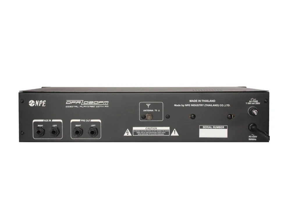 Npe Dpr-020fm เครื่องเล่นและบันทึกเสียงดิจิตอล Mp3 พร้อมวิทยุ Fm รองรับ Usb และ Sd Card