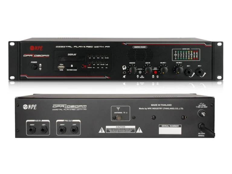 Npe Dpr-020fm เครื่องเล่นและบันทึกเสียงดิจิตอล Mp3 พร้อมวิทยุ Fm รองรับ Usb และ Sd Card