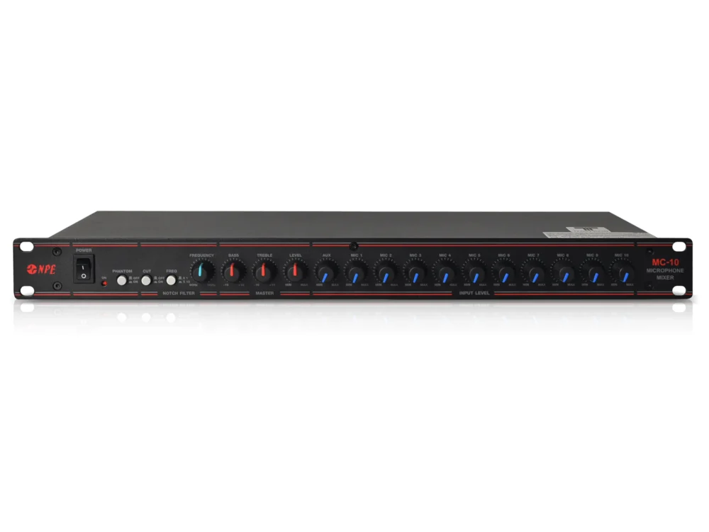 Npe Mc-10 มิกเซอร์อะนาล็อก 10 ช่อง พร้อม Dsp Effect และ Bluetooth Npe Mc-10 มิกเซอร์อะนาล็อก 10 ช่อง พร้อม Dsp Effect และ Bluetooth