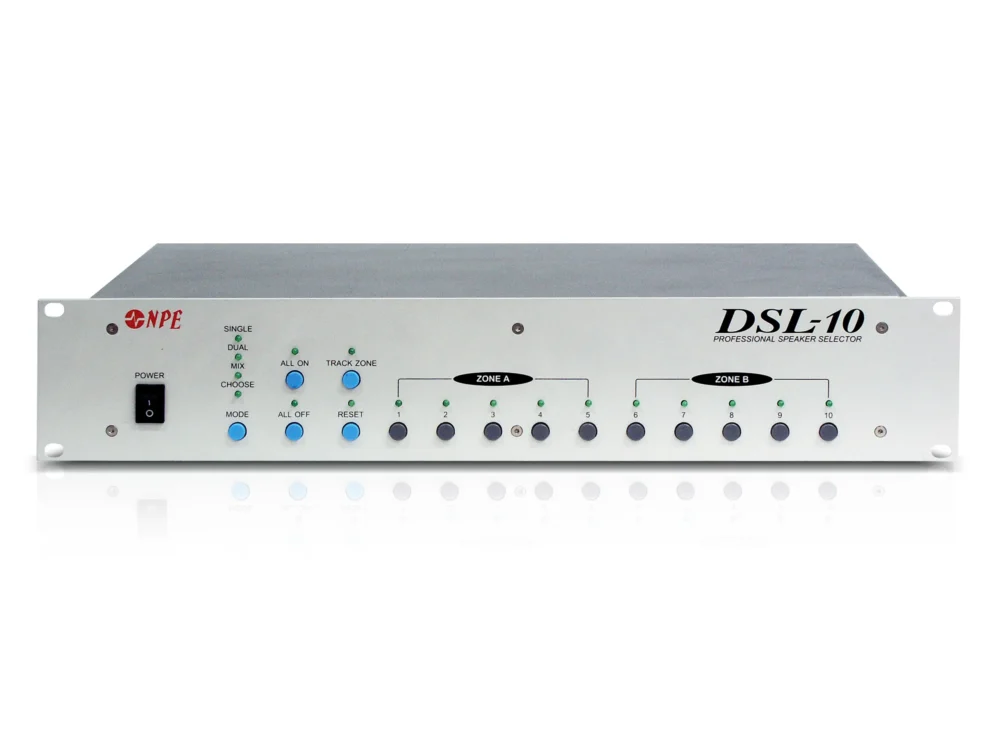Npe Dsl-10 เครื่องเลือกโซนลำโพง 10 โซน Speaker Selector Npe Dsl-10 เครื่องเลือกโซนลำโพง 10 โซน Speaker Selector
