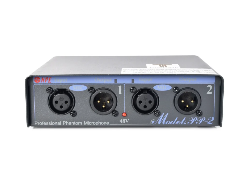 Npe Pp-2 Phantom Power Supply 48v สำหรับไมโครโฟนคอนเดนเซอร์