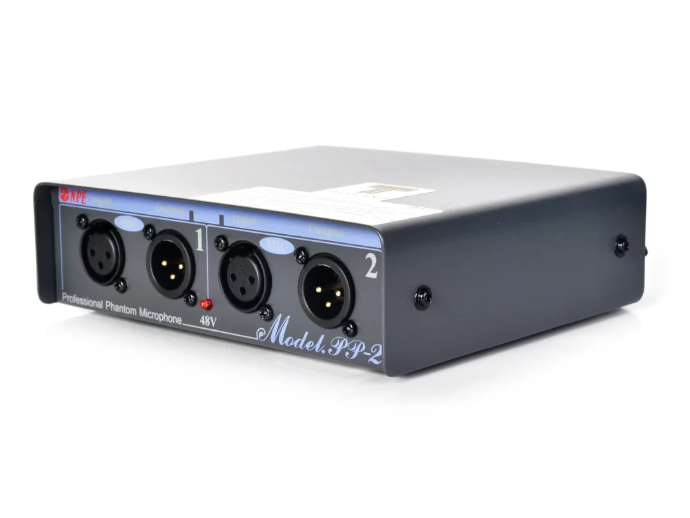 Npe Pp-2 Phantom Power Supply 48v สำหรับไมโครโฟนคอนเดนเซอร์