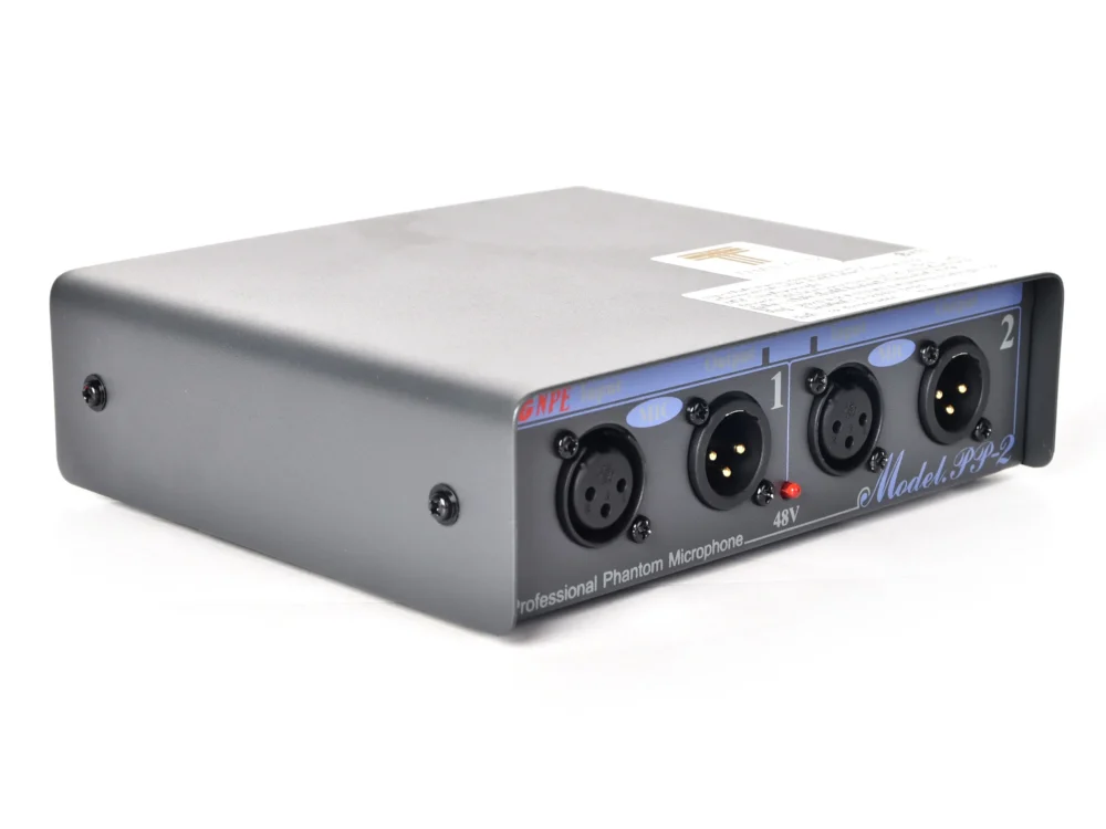 Npe Pp-2 Phantom Power Supply 48v สำหรับไมโครโฟนคอนเดนเซอร์