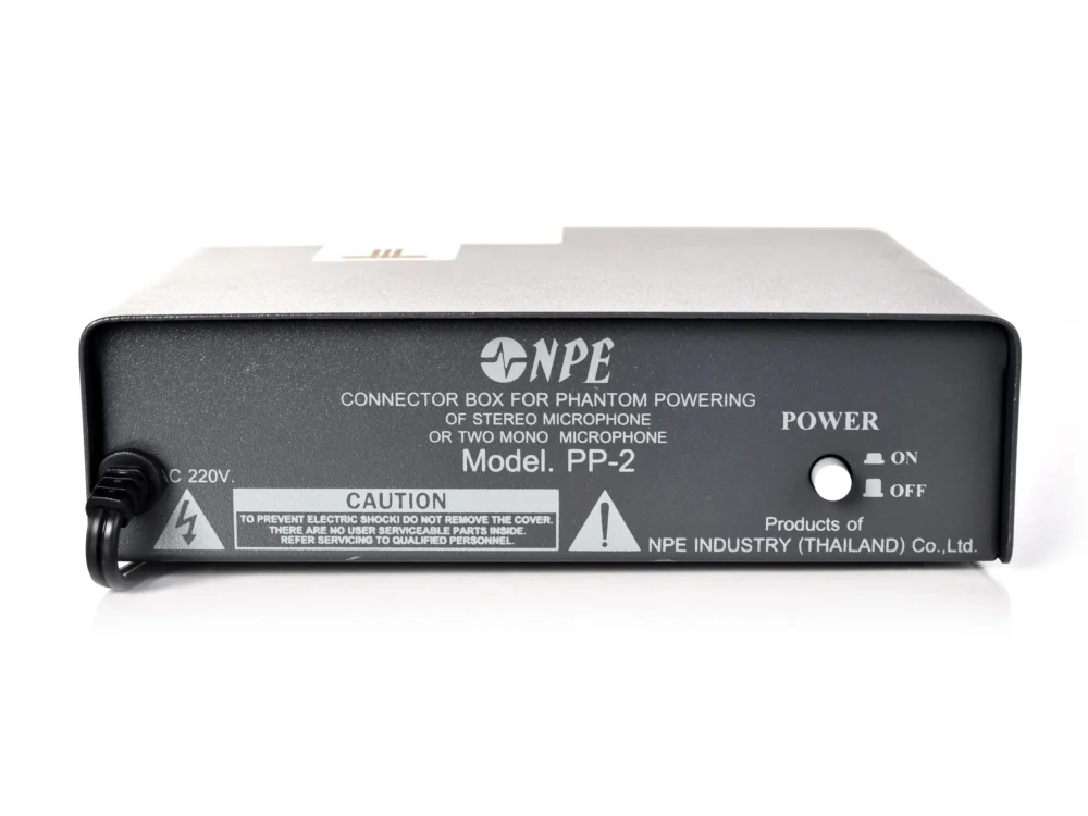 Npe Pp-2 Phantom Power Supply 48v สำหรับไมโครโฟนคอนเดนเซอร์