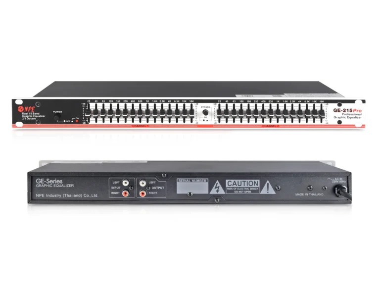Npe Ge-215 Pro กราฟิกอีควอไลเซอร์ 15 แบนด์ Stereo 2/3 Octave