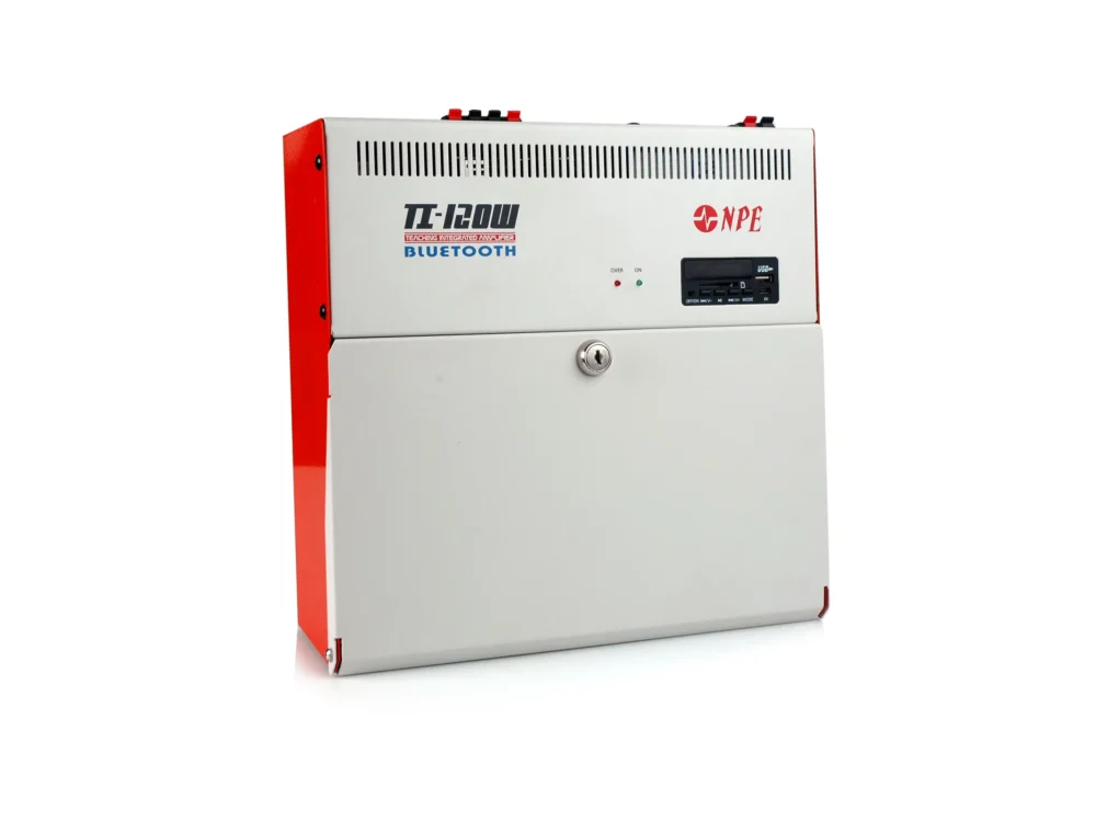 Npe Ti-120w เครื่องขยายเสียงห้องเรียน 120w พร้อม Bluetooth Usb/sd Mp3 และ Fm Radio Npe Ti-120w เครื่องขยายเสียงห้องเรียน 120w พร้อม Bluetooth Usb/sd Mp3 และ Fm Radio
