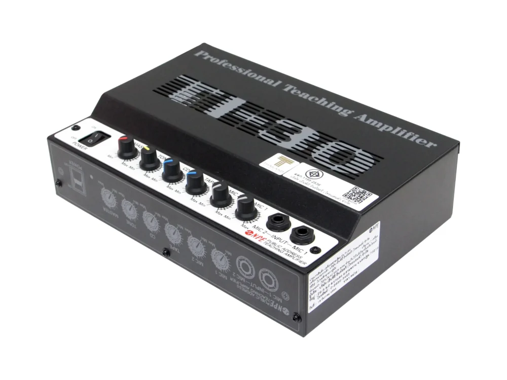 Npe Ti-30 เครื่องขยายเสียงห้องเรียน 30w รองรับ 2 Mic 2 Aux Npe Ti-30 เครื่องขยายเสียงห้องเรียน 30w รองรับ 2 Mic 2 Aux