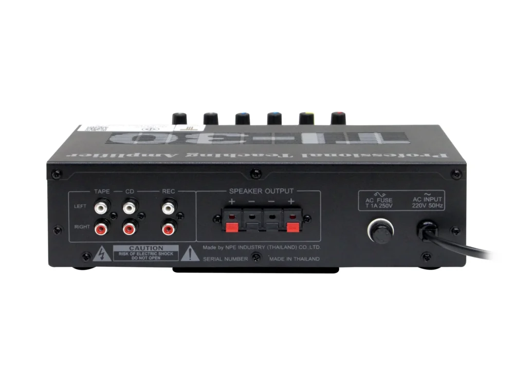 Npe Ti-30 เครื่องขยายเสียงห้องเรียน 30w รองรับ 2 Mic 2 Aux Npe Ti-30 เครื่องขยายเสียงห้องเรียน 30w รองรับ 2 Mic 2 Aux