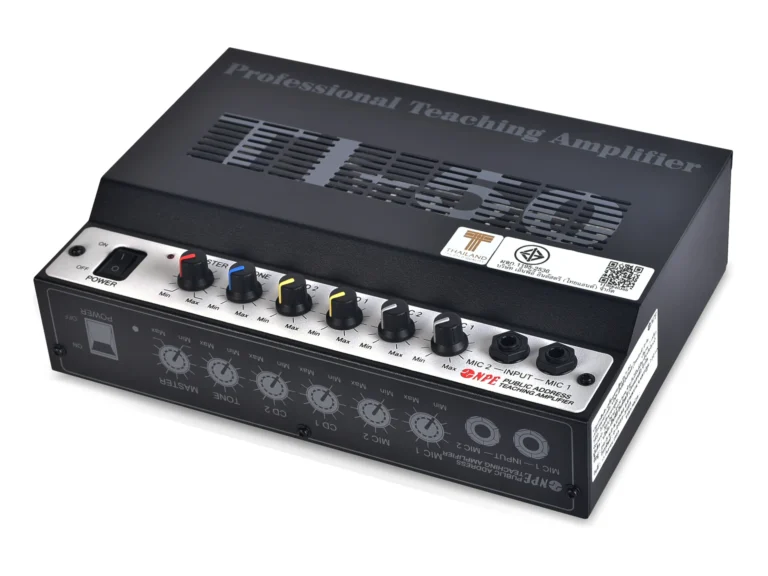 Npe Ti-50 เครื่องขยายเสียงห้องเรียน 50w รองรับ 2 Mic 2 Aux