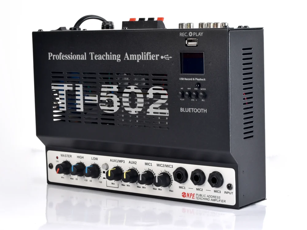 Npe Ti-502(Mp3) เครื่องขยายเสียงห้องเรียน 50w พร้อม Bluetooth Usb/sd Mp3 Npe Ti-502(Mp3) เครื่องขยายเสียงห้องเรียน 50w พร้อม Bluetooth Usb/sd Mp3