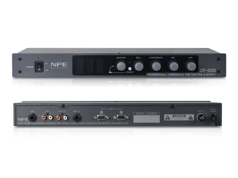 Npe Cf-50s ชุดควบคุมระบบประชุมพร้อมเครื่องบันทึกเสียง Sd Card สำหรับ Cf-50 Series