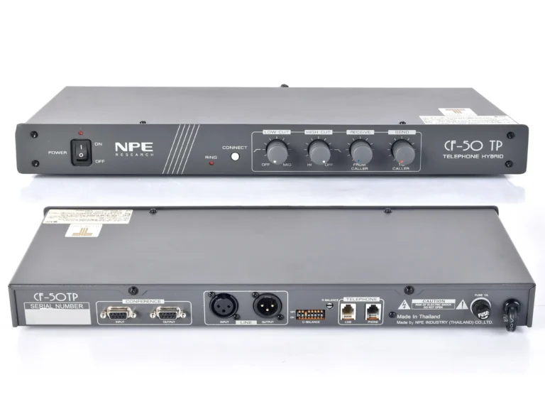 Npe Cf-50tp เครื่องเชื่อมสัญญาณโทรศัพท์สำหรับระบบประชุม Conference Telephone Hybrid