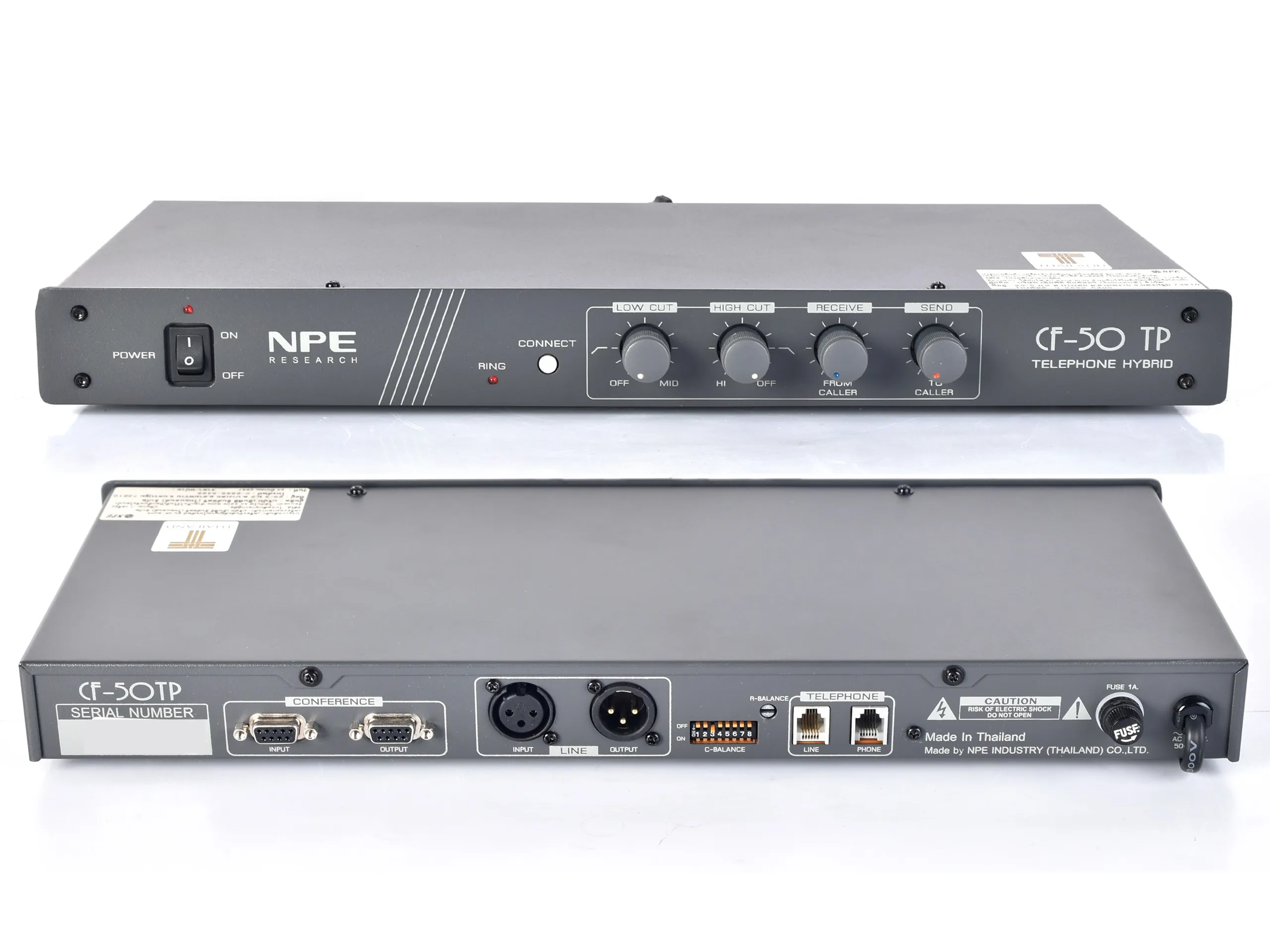 Npe Cf-50tp เครื่องเชื่อมสัญญาณโทรศัพท์สำหรับระบบประชุม Conference Telephone Hybrid Npe Cf-50tp เครื่องเชื่อมสัญญาณโทรศัพท์สำหรับระบบประชุม Conference Telephone Hybrid