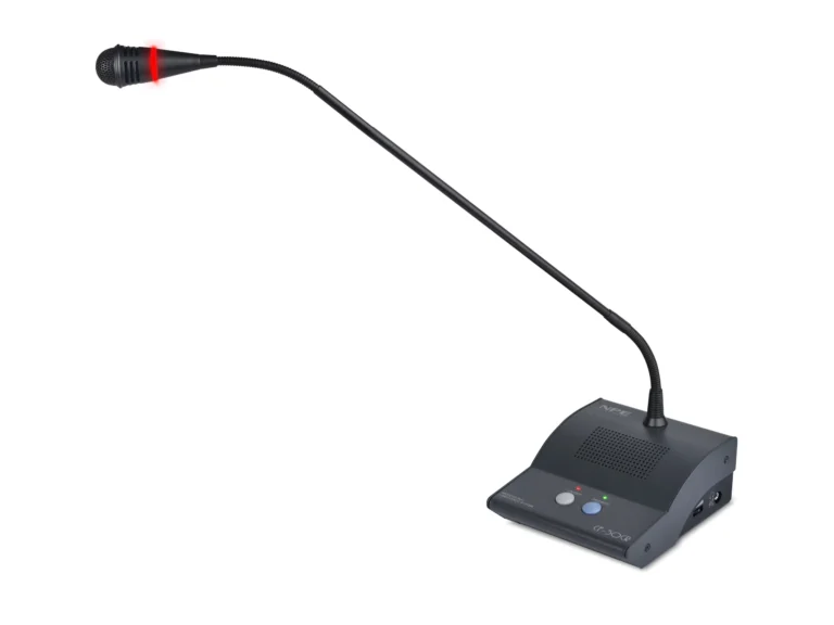 Npe Cf-50cr(L) ไมโครโฟนประธานชุดประชุมอนาล็อก พร้อม Priority และไฟวงแหวน Led