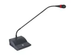 Npe Cf-50dr(L) ไมโครโฟนผู้ร่วมประชุมระบบอนาล็อก ก้านยาว 60 ซม. พร้อมไฟวงแหวน Led