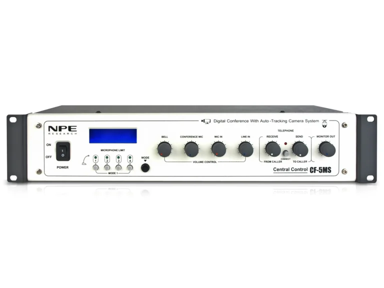 Npe Cf-5ms (M-Type Ii) ชุดควบคุมและจ่ายไฟระบบประชุมดิจิตอล รองรับไมโครโฟนสูงสุด 50 ชุด