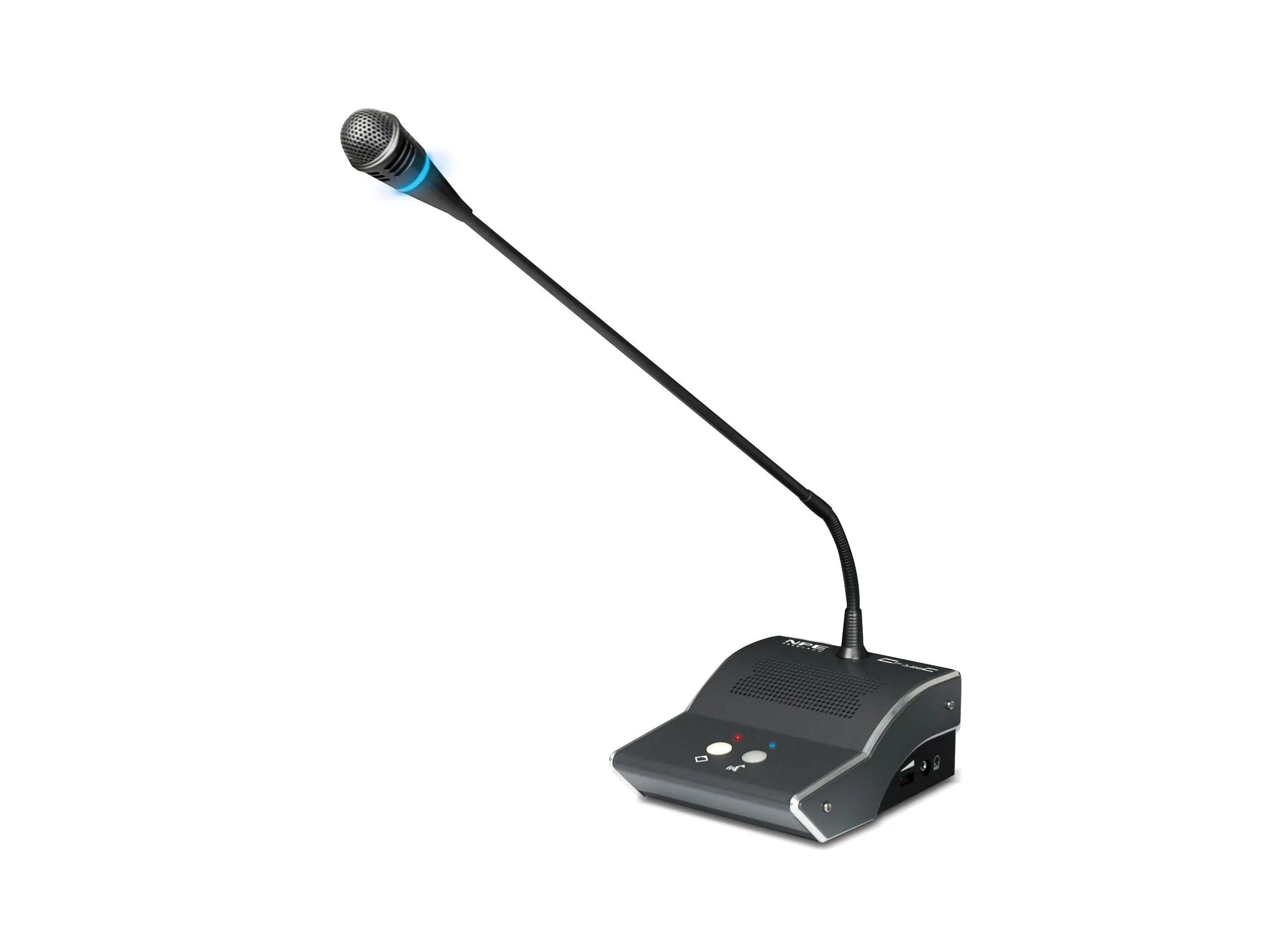 Npe Cf-128c(S) ไมโครโฟนประธานชุดประชุมคอนเดนเซอร์ พร้อม Priority และไฟ Led สีน้ำเงิน Npe Cf-128c(S) ไมโครโฟนประธานชุดประชุมคอนเดนเซอร์ พร้อม Priority และไฟ Led สีน้ำเงิน