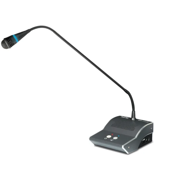 Npe Cf-128d(S) ไมโครโฟนผู้ร่วมประชุมคอนเดนเซอร์ ก้านยาว 43 ซม. พร้อมไฟ Led