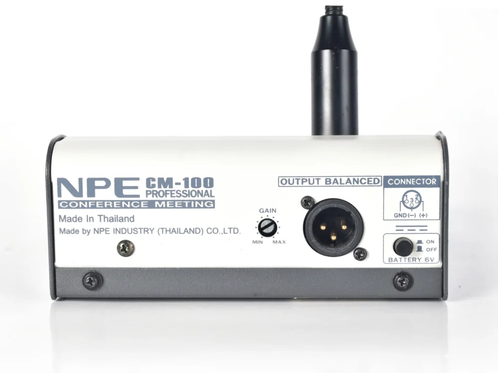 Npe Cm-100 ไมโครโฟนประชุมตั้งโต๊ะ คอนเดนเซอร์ Supercardioid Npe Cm-100 ไมโครโฟนประชุมตั้งโต๊ะ คอนเดนเซอร์ Supercardioid