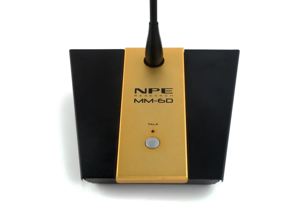 Npe Mm-6d ไมโครโฟนประชุมตั้งโต๊ะ พร้อม Dsp และไฟวงแหวน Led