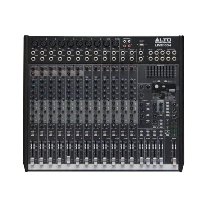 Alto Live1604 มิกเซอร์อนาล็อก 16 แชนแนล 4-Bus พร้อม Usb Audio Interface และ Dsp Effects