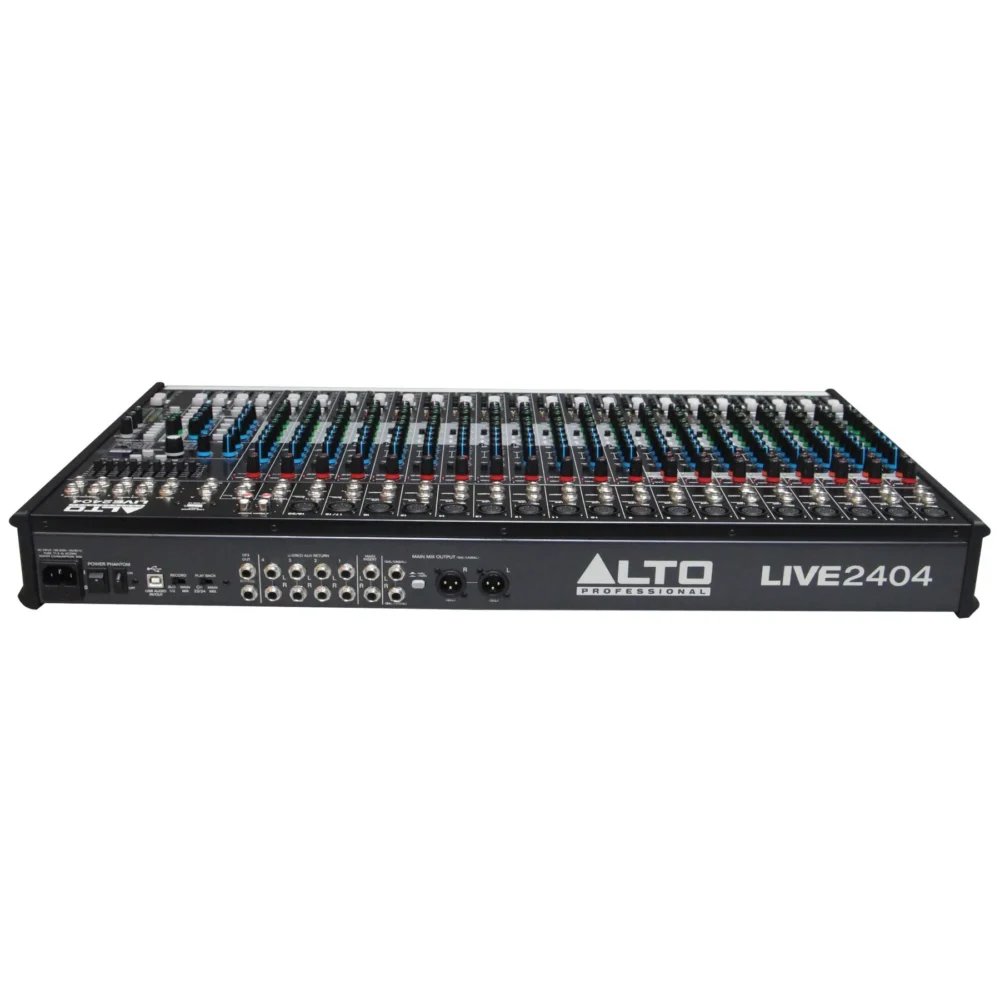 Alto Live2404 มิกเซอร์อนาล็อก 24 แชนแนล 4-Bus พร้อม Usb Audio Interface และ Dsp Effects Alto Live2404 มิกเซอร์อนาล็อก 24 แชนแนล 4-Bus พร้อม Usb Audio Interface และ Dsp Effects