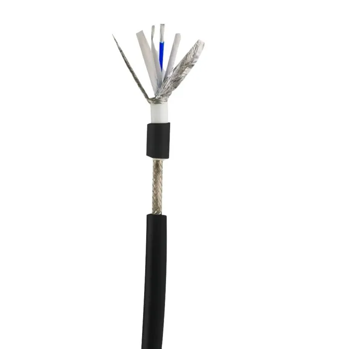 Cm Cm-M2d-3322 สายไมโครโฟน 2 คอร์ 22 Awg Double Jacket Ofc Shield 2 ชั้น