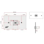 Cm Cmw5101hdx แผ่นติด Hdmi D Shell 1 Port
