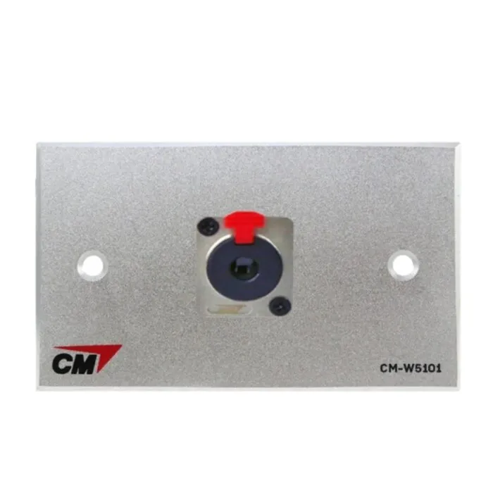 Cm Cmw5101pj แผ่นติด Phone 1/4 Jack 1 Port สำหรับงานระบบเสียง