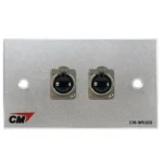 Cm Cmw5102xep แผ่นติด Jack Rj45 D Feed Thru 2 Port