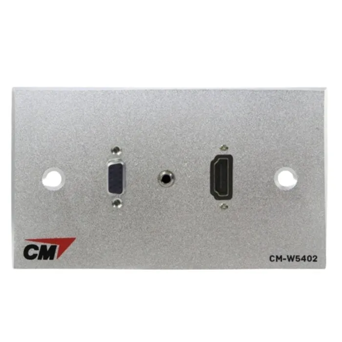Cm Cmw5402v35h แผ่นติด Vga 1 Port, Hdmi Cable 1 Port และ Jack 3.5mm 1 Port