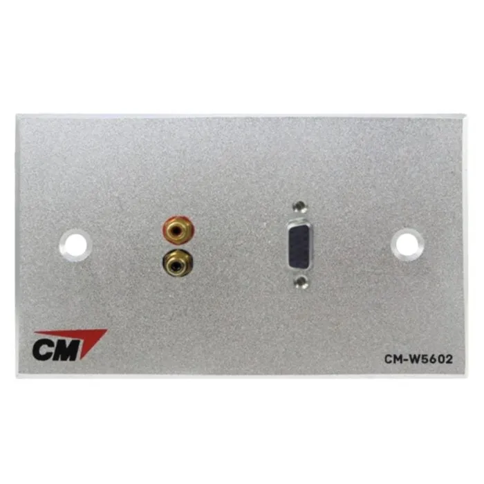 Cm Cmw5502vr2 แผ่นติด Vga 1 Port และ Rca 2 Port