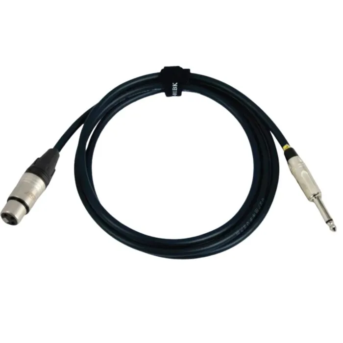 Cm Cmxfpm-1bk สายไมโครโฟนสำเร็จรูป Xlr Female To Phone Mono ความยาวเริ่มต้น 1 เมตร