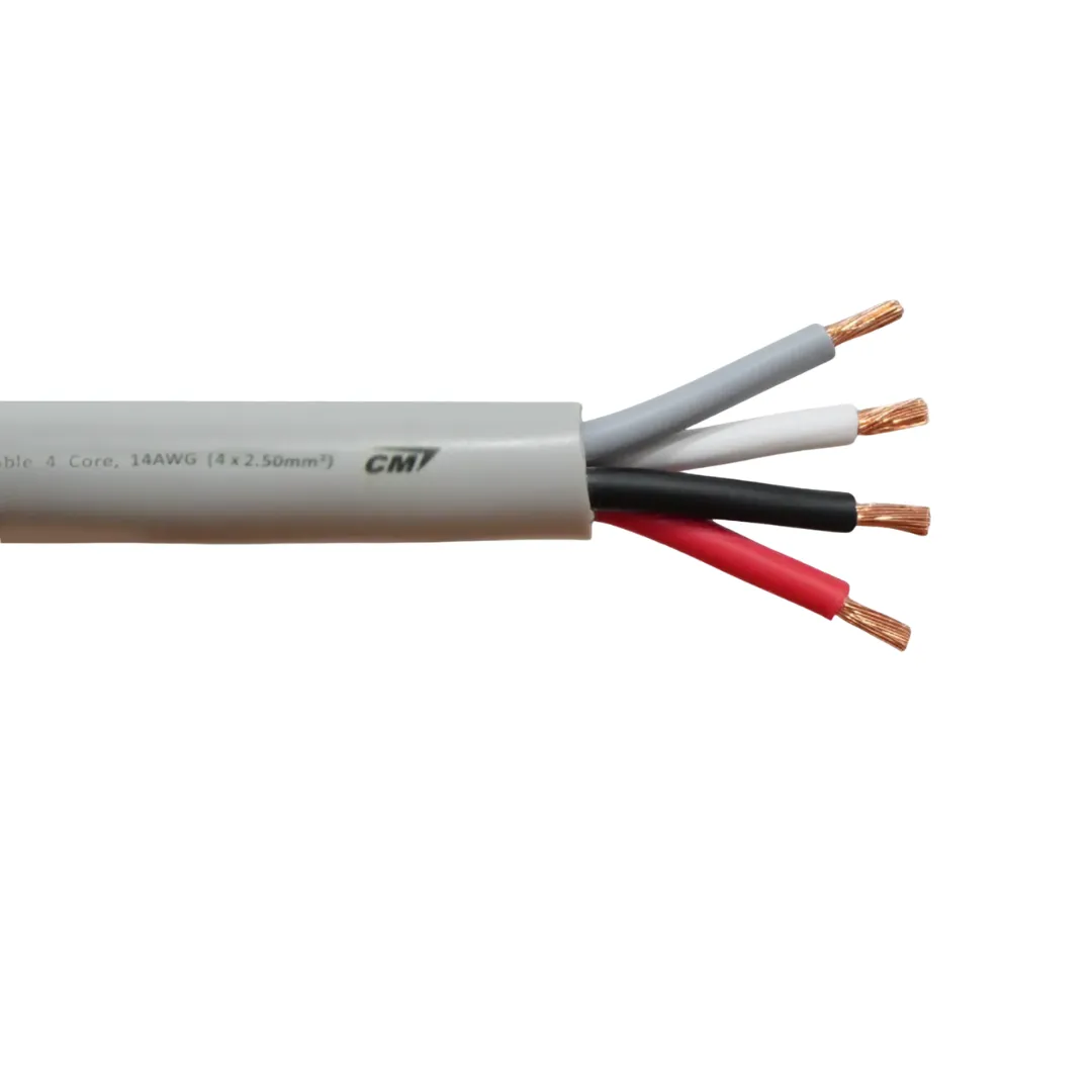 Cm Cx-S2914g สายลำโพง 4 Core 4x2.50 Sq.mm. (14awg) สีเทา Cm Cx-S2914g สายลำโพง 4 Core 4x2.50 Sq.mm. (14awg) สีเทา