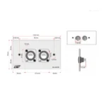 Cm Cmw5102usb แผ่นติด Usb 3.0 2 Port