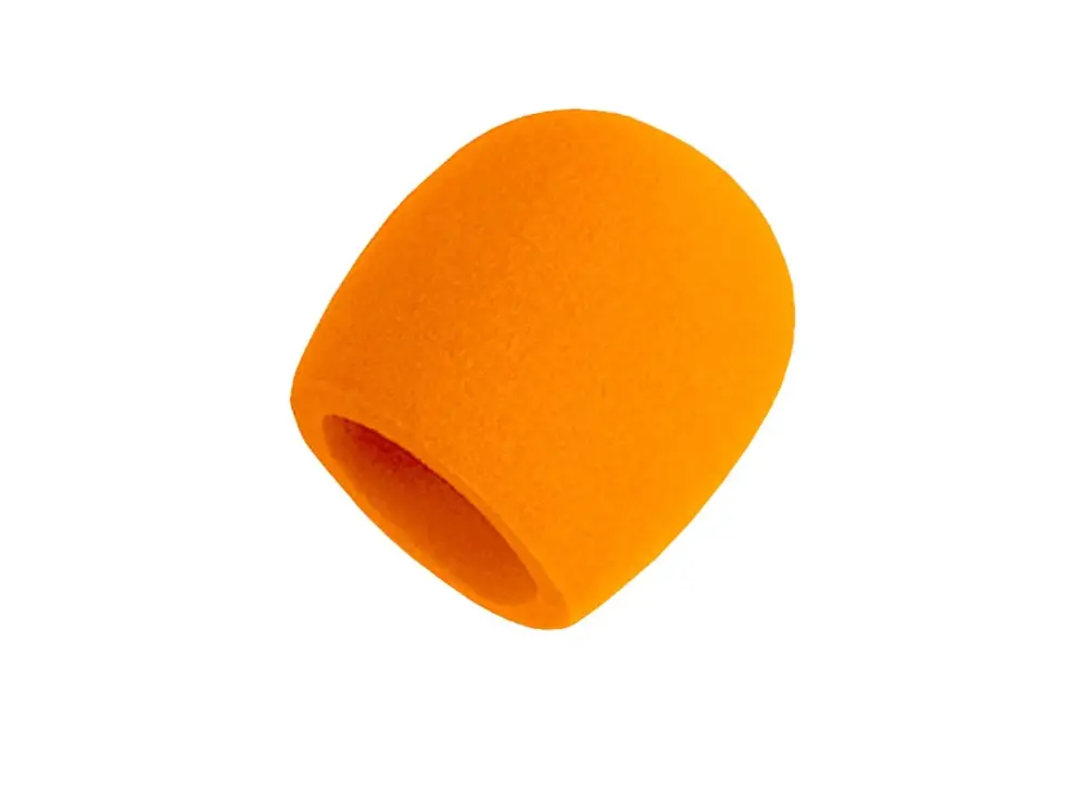 Ms 5 Orange 4 11zon Nts Ms-5 ฟองน้ำครอบหัวไมโครโฟน คละสี (แพ็ก 5 ชิ้น)