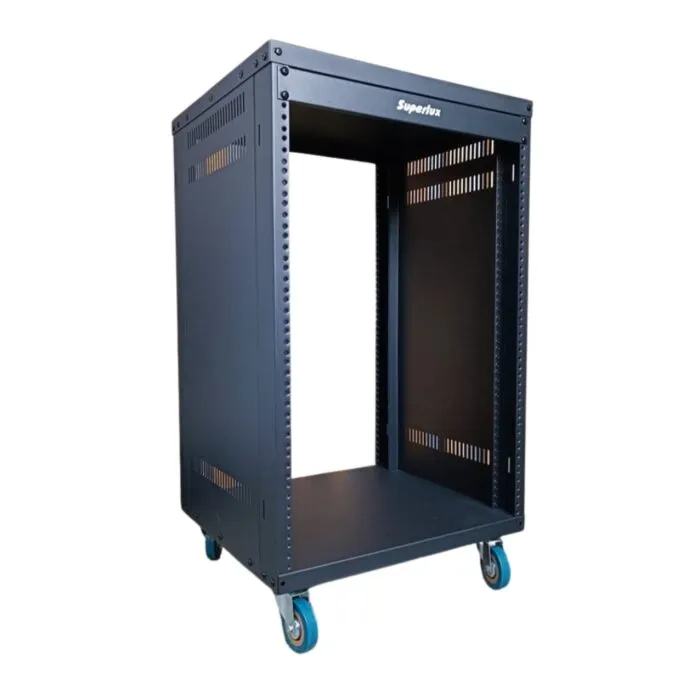 Superlux Rs-916 ตู้แร็คเคลื่อนที่ 16u พร้อมล้อ Rack Cabinet